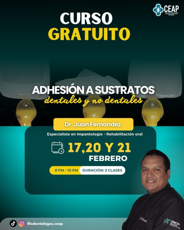 Curso Adhesión a sustratos dentales y no dentales